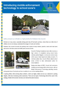 Mobile Enforcement Technology To School Zones Page 1